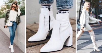 15 Ideas para usar tus botas blancas favoritas 24/7