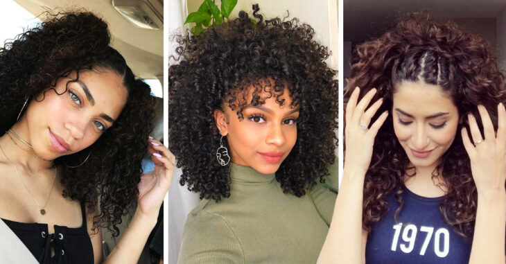 13 Lindos y sencillos peinados para chicas de cabello rizado