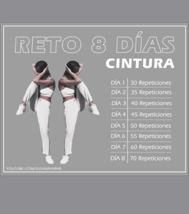 guia rápida para ejercicios de cintura; 13 Sencillas rutinas para cumplir tu propósito de Año Nuevo de una vez por todas