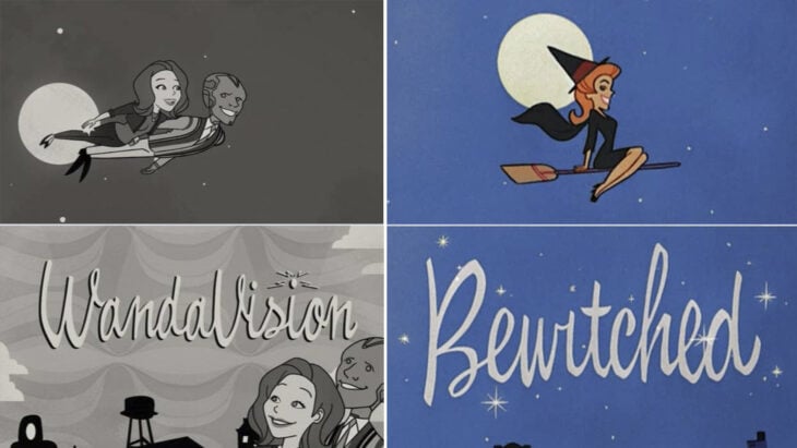 Escenas de la serie de Disney+ 'WandaVision'