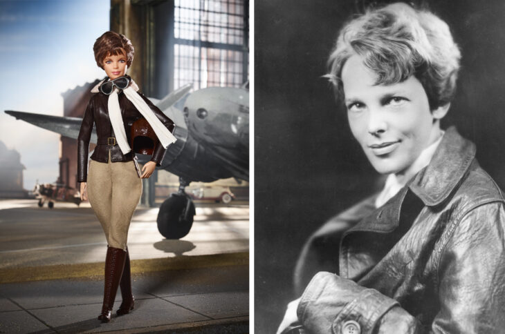 Barbie de Amelia Earhart, aviadora