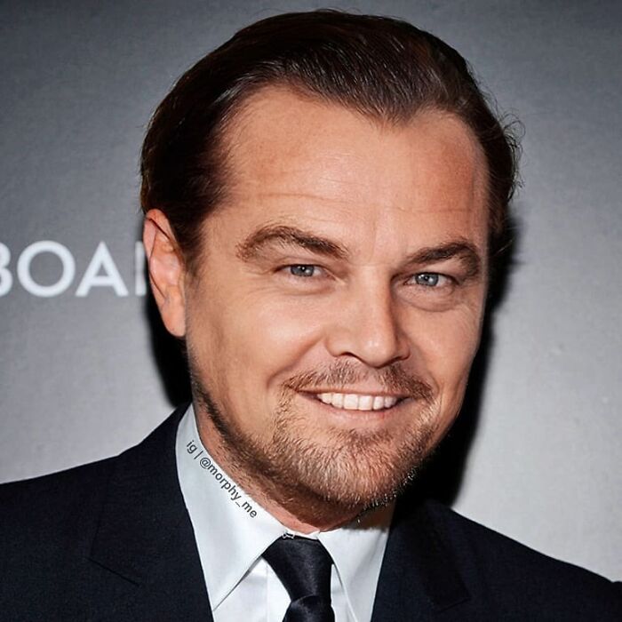 Leonardo DiCaprio y Jack Nicholson fusionados por  por el artista francés Morphy_me; Artista fusiona a dos celebridades y crea increíbles mashups 