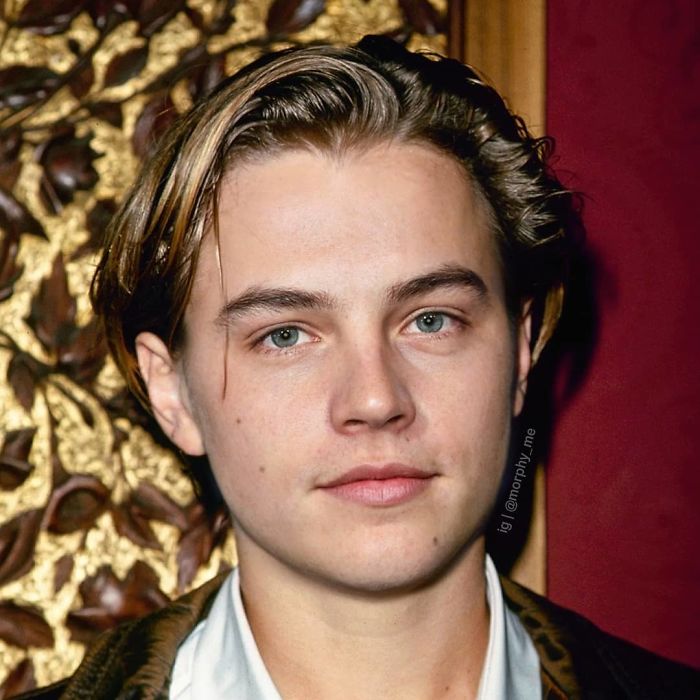 Leonardo DiCaprio y Cole Sprouse fusionados por  por el artista francés Morphy_me; Artista fusiona a dos celebridades y crea increíbles mashups