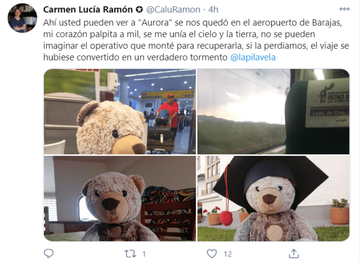 Tuits de padres buscando los peluches de sus hijos