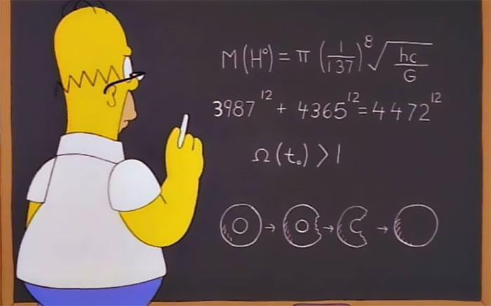 Los Simpson y el descubrimiento de la partícula de Dios