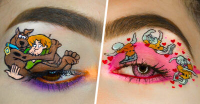 Esta maquillista es tan genial que dibuja personajes de caricatura en el párpado