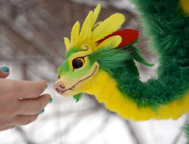 Peluche baby Quetzalcóatl
