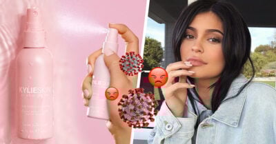 Acusan a Kylie Jenner de beneficiarse de covid-19 para vender desinfectante
