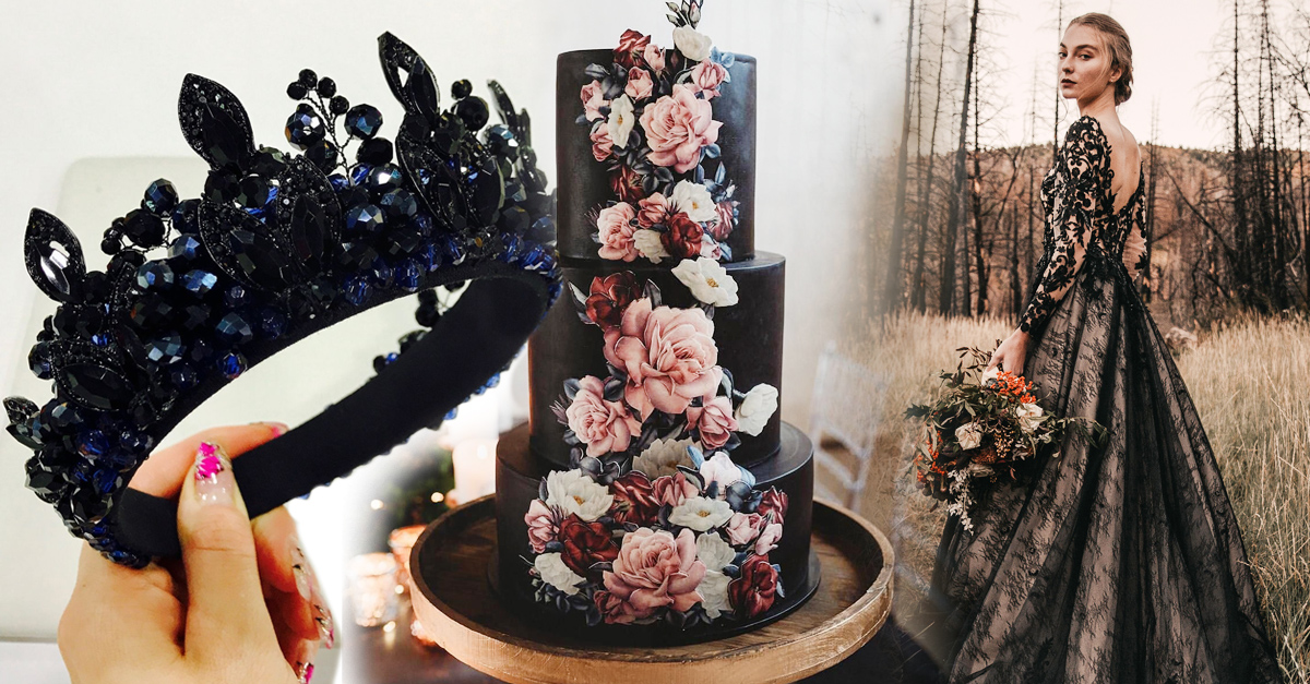 15 Ideas para incluir el color negro en tu boda sin fallar