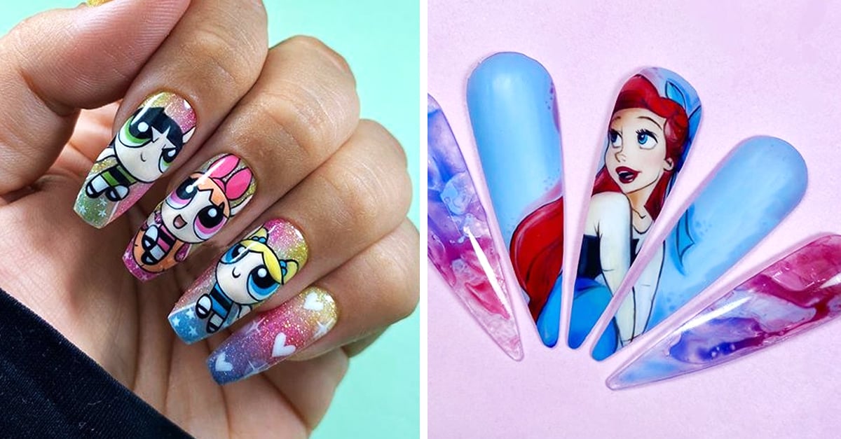 Esta nail artist hace increíbles diseños a mano alzada