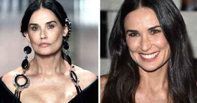 Demi Moore participa en desfile de moda y su imagen sorprende en redes