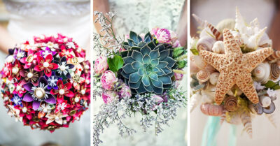 17 Ramos de novia que no tienen nada que ver con flores