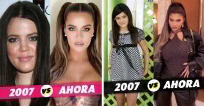 Así eran las Kardashian Jenner en 2007 vs. ahora