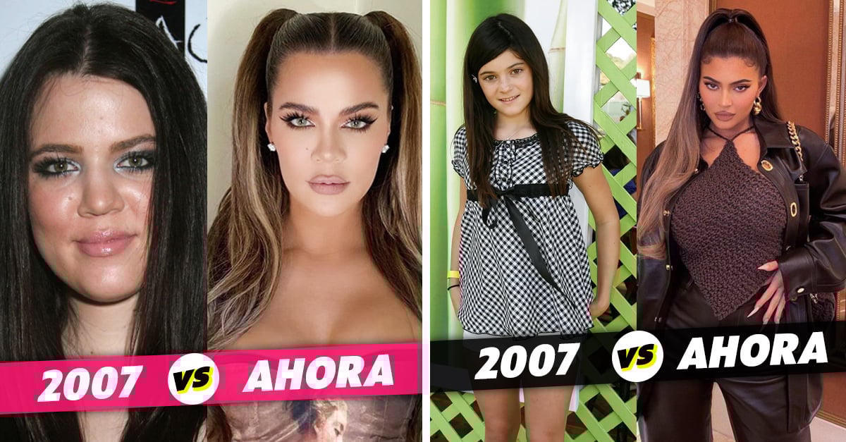 Así se veían las Kardashian hace 14 años vs. actualmente Así se veían las Kardashian hace 14 años vs. actualmente