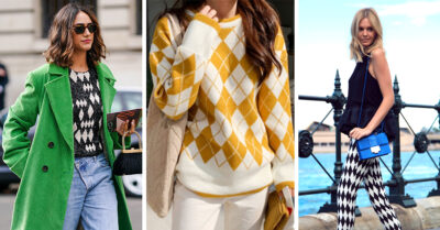 15 Maneras de usar prendas con estampado de rombos