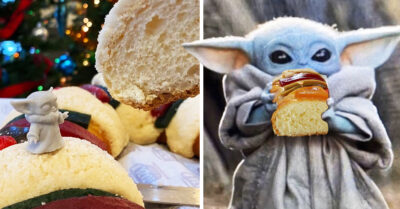 ¡Que la ternura te acompañe! Crean monito de Baby Yoda para la rosca de reyes