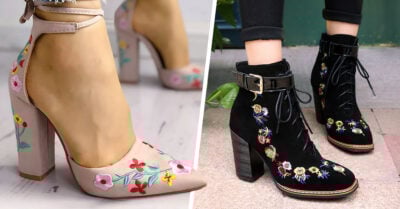 13 Lindos pares de zapatos bordados que son una obra de arte