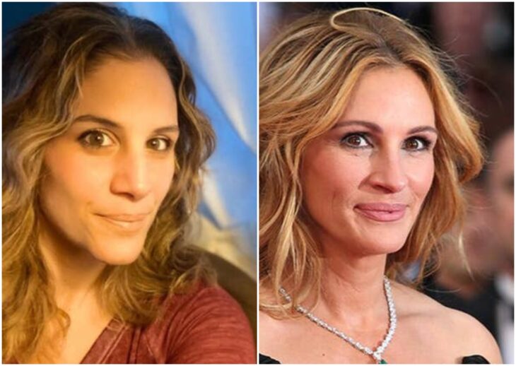 Persona siendo comparada con Julia Roberts