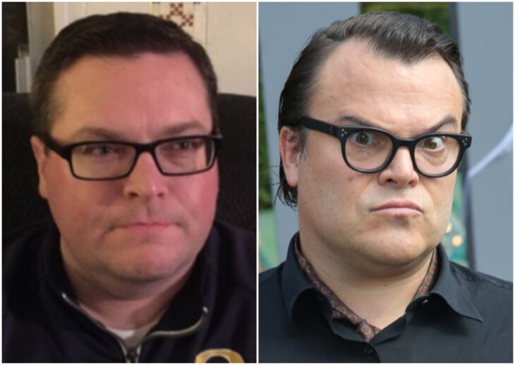 Persona siendo comparada con Jack Black