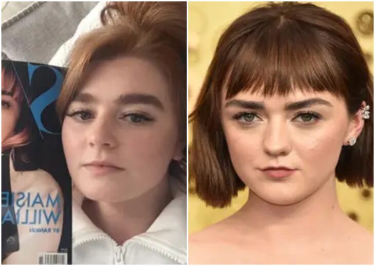 Persona siendo comparada con Maisie Williams