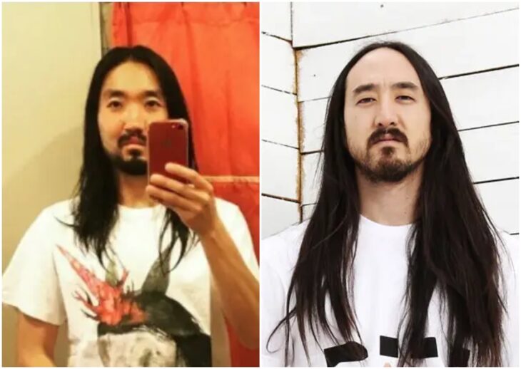 Persona siendo comparada con Steve Aoki