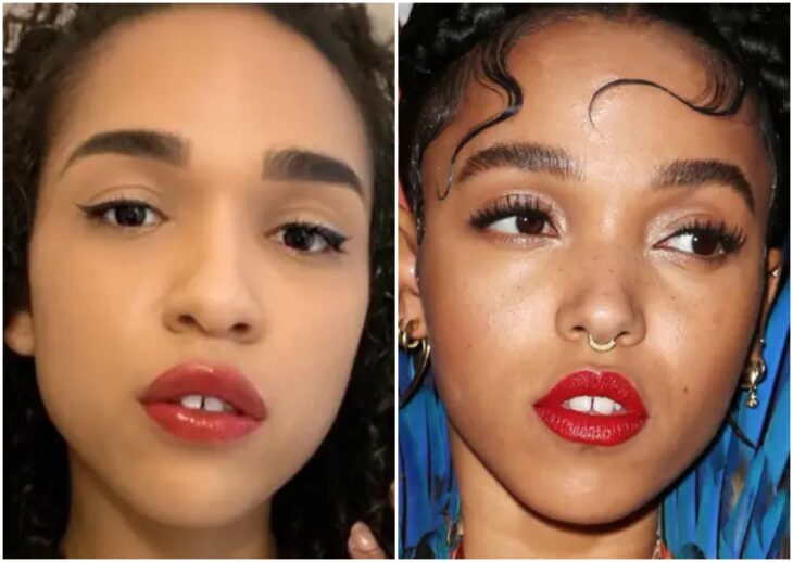 Persona siendo comparada con FKA Twigs