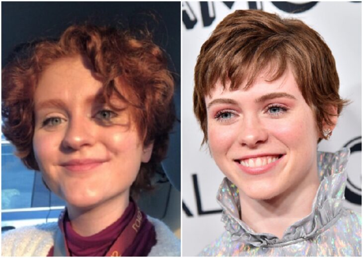 Persona siendo comparada con Sophia Lillis