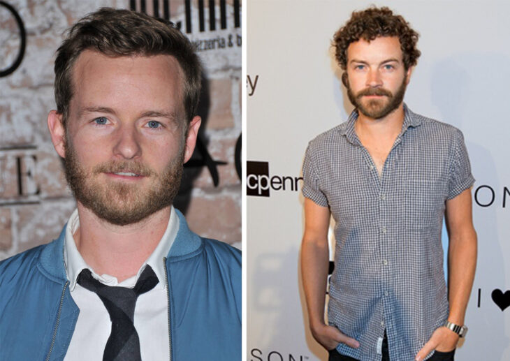 Del lado izquierdo Chris y Danny Masterson del lado derecho