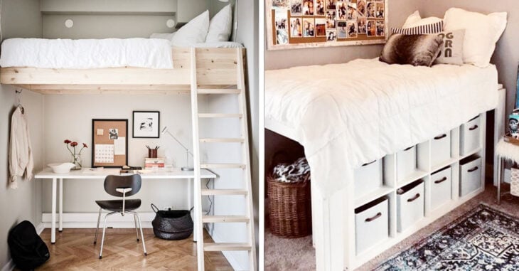 16 Ideas para decorar y organizar una habitación pequeña