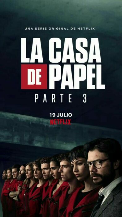 Poster de la serie 'La casa de papel'