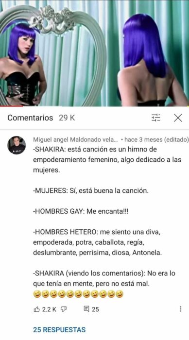 Comentarios de Las de la intuición de Shakira