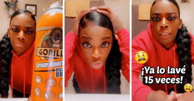 Mujer usa pegamento Gorilla Glue en el cabello y ahora no se lo puede quitar