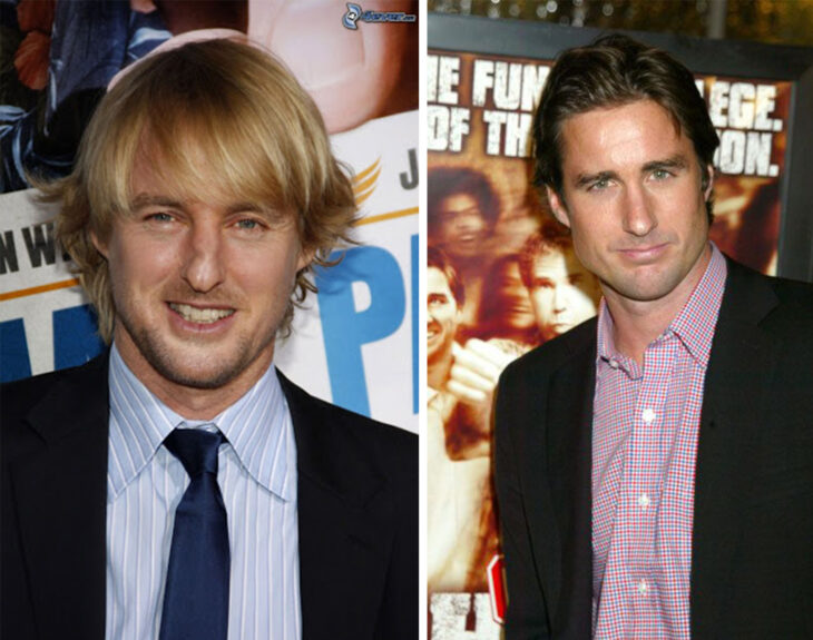 Del lado izquierdo Owen Wilson y Luke Wilson del lado derecho