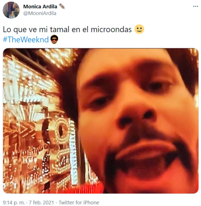 Screen Shot de Twitter con memes del medio tiempo del Super Bowl