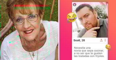 Abuelita crea sincero perfil de Tinder a su nieto y hace reír a todo internet