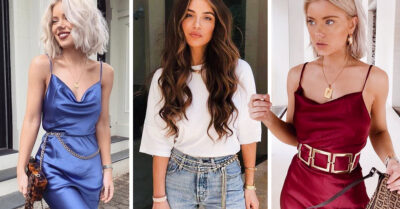 17 Formas de combinar cintos metálicos y darle un toque retro a tu outfit