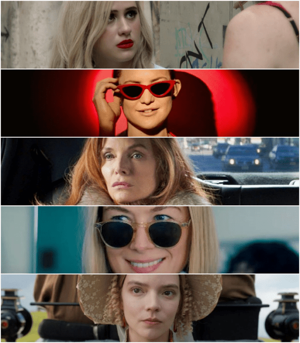 Maria Bakalova (“Borat Subsequent Moviefilm”)   Kate Hudson (“Music”)  Michelle Pfeiffer (“French Exit”)   Rosamund Pike (“I Care a Lot”)  Anya Taylor-Joy (“Emma”) 