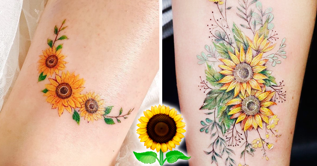 Imagenes de girasoles para tatuajes