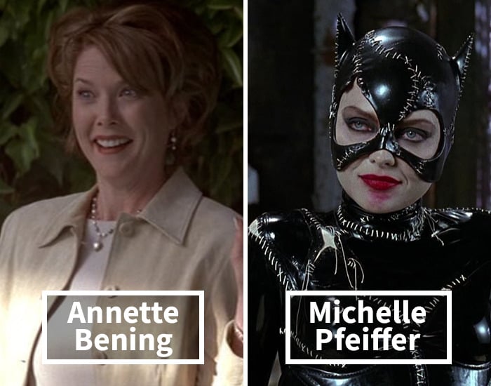 Annette Bening por Michelle Pfeiffer en Batman regresa