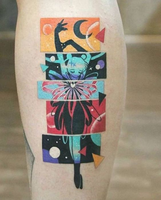 Tatuaje inspirado en la transformación de Serena; 13 Tatuajes para decorar tu piel 'en el nombre de la Luna'