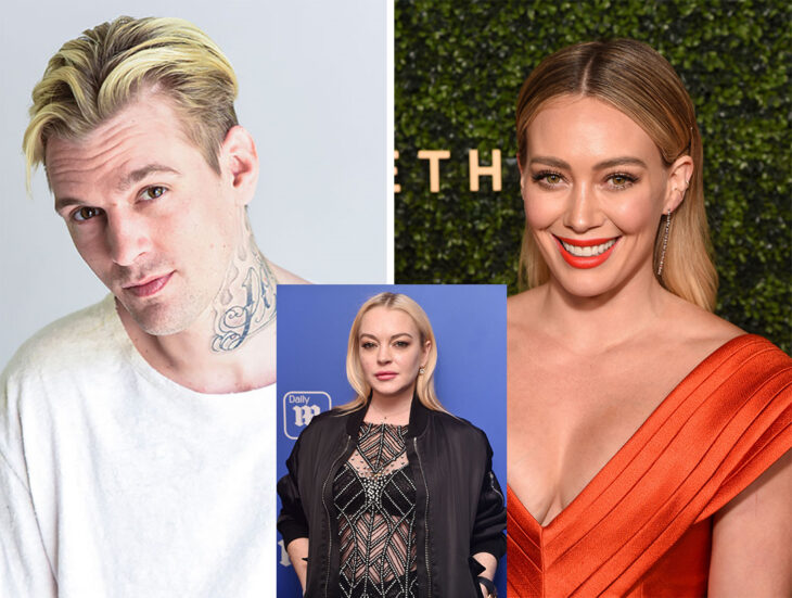 Triángulo amoroso entre Aaron Carter, Hilary Duff y Lindsay Lohan