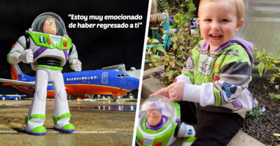 ¡Como en ‘Toy Story’! Buzz Lightyear vuela 3 mil km para regresar con su pequeño dueño