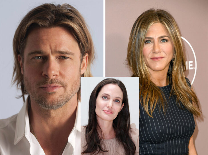 Triángulo amoroso entre Brad Pitt, Jennifer Aniston y Angelina Jolie