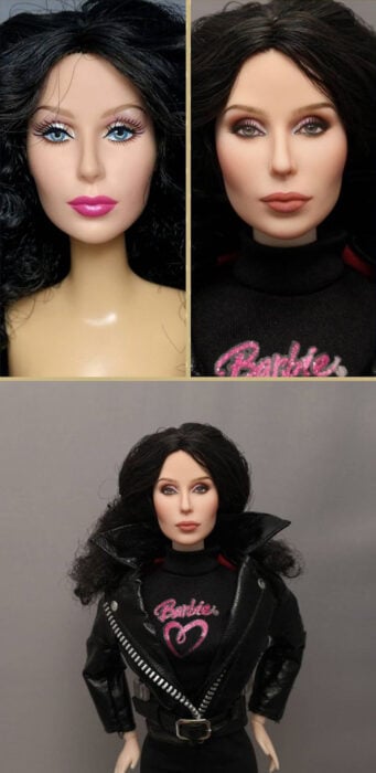 Muñeca de Cher, repintada por Francisco Roldan