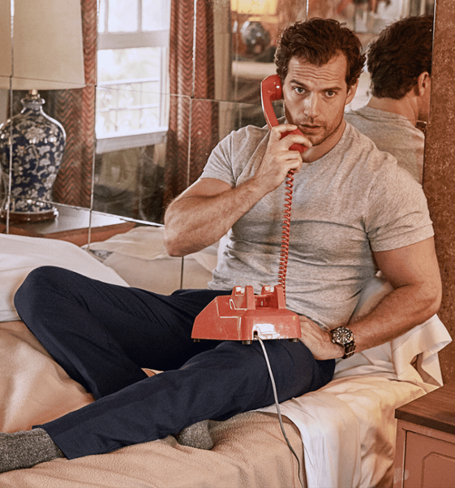 Sesión de fotos del actor inglés Henry Cavill