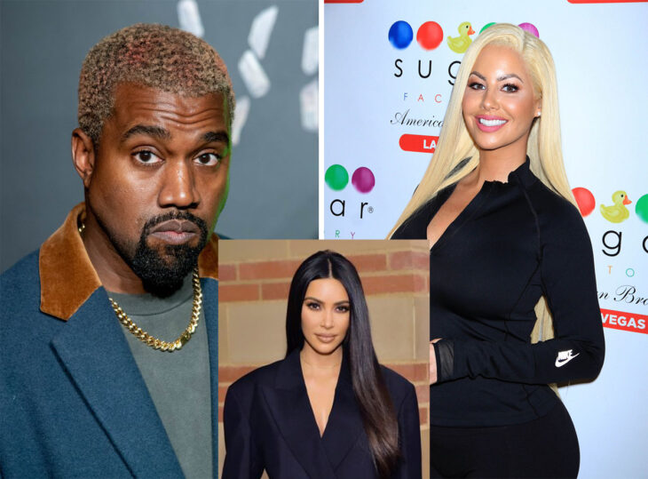 Triángulo amoroso entre Kanye West, Amber Rose y Kim Kardashian