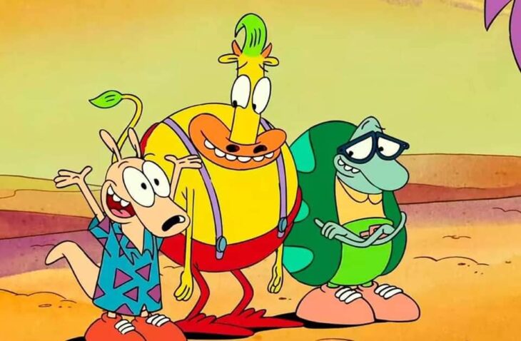 Escena del programa de Nickelodeon; El mundo moderno de Rocko