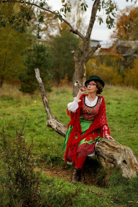 Cosplay de aldeana alemana, de Marina Badianova