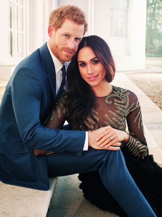 Foto del príncipe Harry y Meghan Markle