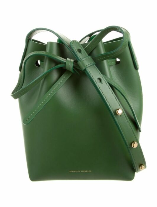 Bucket bag color verde